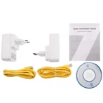 2 PCS 500Mbps Powerline Network Mini Homeplug AV Ethernet Bridge, 7HP150, EU Plug(White) - Image 4