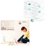 2 PCS 500Mbps Powerline Network Mini Homeplug AV Ethernet Bridge, 7HP150, EU Plug(White) - Image 5