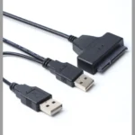 Double USB 2.0 to SATA Hard Drive Adapter Cable for 2.5 inch SATA HDD / SSD - Image 5