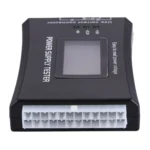 Digital LCD Display PC Computer 20/24 Pin Power Supply Tester Checker Power Measuring Diagnostic Tester Tool(Black) - Image 4
