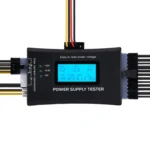 Digital LCD Display PC Computer 20/24 Pin Power Supply Tester Checker Power Measuring Diagnostic Tester Tool(Black) - Image 7