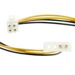 Motherboard Molex IDE 2-pin to 4-Pin ATX P4 12V ATX CPU Power Connector Adapter Cable - Image 3