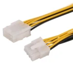 8 pin Male to 8 pin Female Power Extension Cable - Image 2