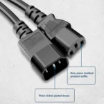 1.5m AC 3 Prong PC Power Extension Cord/Cable - Image 2