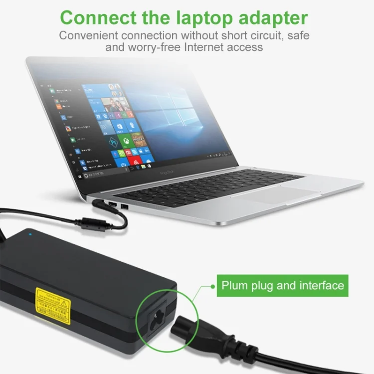 S-PC-09362_3.webp 3 Prong Style US Notebook Power Cord, Cable Length: 1.8m - Image 4