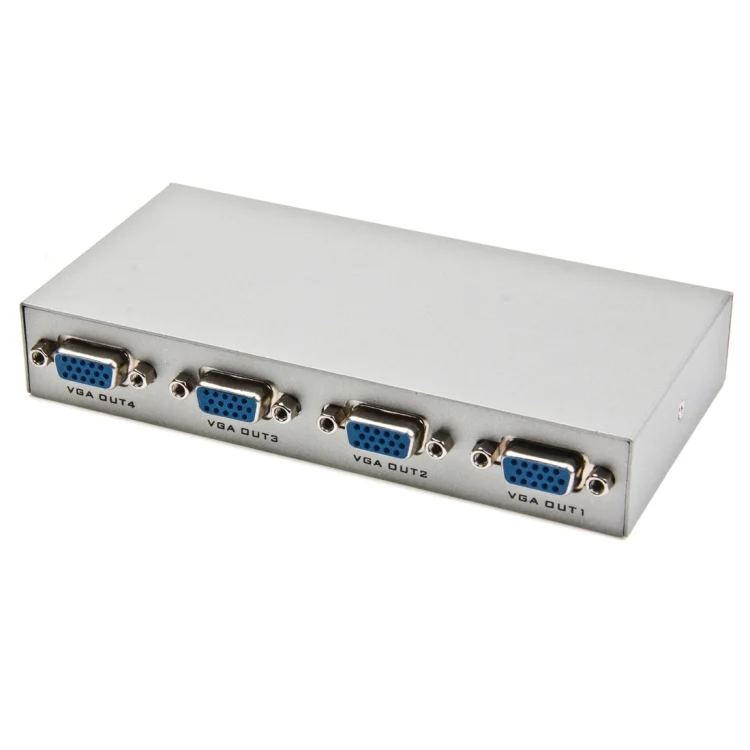 S-PC-0941_2.webp 4 Port 150MHz VGA Splitter (1 VGA Input, 4 VGA Output) - Image 3