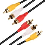 Normal Quality Audio Video Stereo RCA AV Cable, Length: 1.5m - Image 2