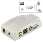 High Resolution VGA Video Conversion VGA to Video S-Video / PC to TV (VGA to AV ) Converter Box - Image 2