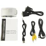High Resolution VGA Video Conversion VGA to Video S-Video / PC to TV (VGA to AV ) Converter Box - Image 7