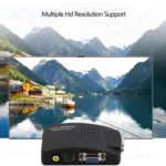High Resolution (BNC) Video and S-Video to VGA Conversion(Black) - Image 9