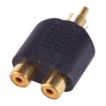 RCA plug to 2x RCA Sockets (Gold Plated) - Image 3