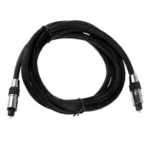 Braided Optical Audio Cable, OD: 5.0mm, Length: 2m - Image 3