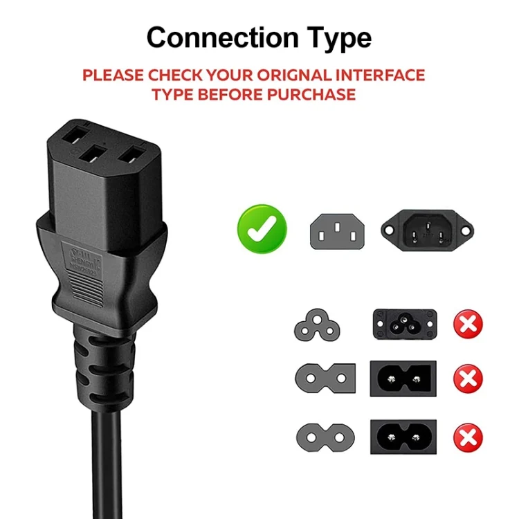 S-PC-09822_2.webp Small UK Power Cord, Cable Length: 1.5m - Image 3