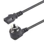 Computer PC Power Cord 3 Pin Cable, Length: 1.8m, AU Plug(Black)