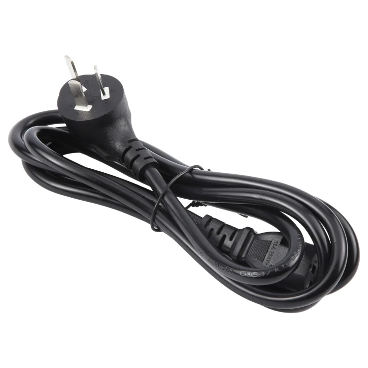 S-PC-0983_3.webp Computer PC Power Cord 3 Pin Cable, Length: 1.8m, AU Plug(Black) - Image 4