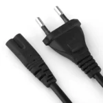 2 Prong Style EU Notebook Power Cord, Cable Length: 1.5m - Image 2