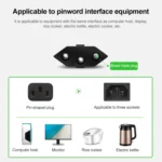 3 Prong Style Brazil AC Power Cord, Length: 1.2m ( OD5.5 ) - Image 5