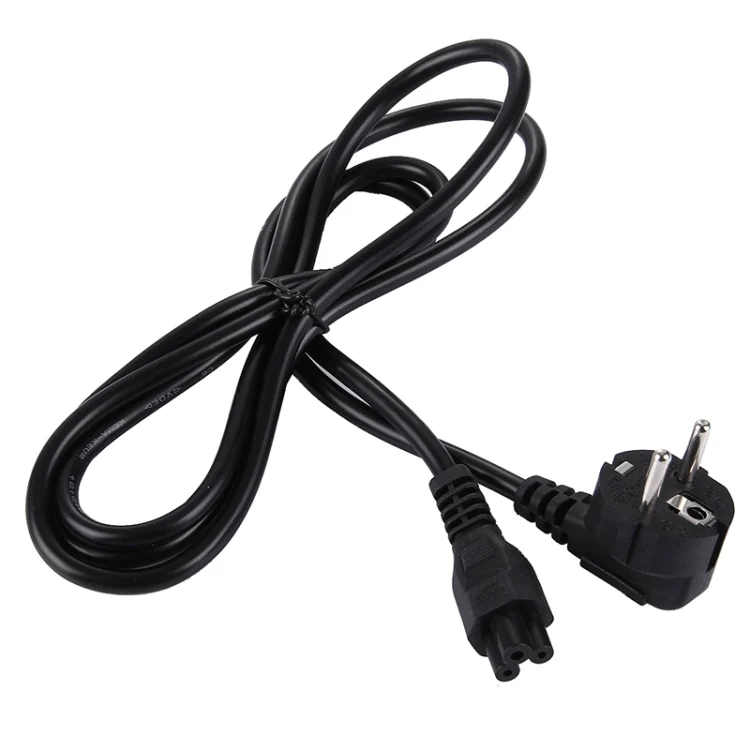 S-PC-0997_2.webp High Quality 3 Prong Style EU Notebook AC Power Cord, Length: 1.8m - Image 3