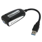 USB 3.0 to VGA Display Adapter, Resolution: 1920 x 1080(Black) - Image 2
