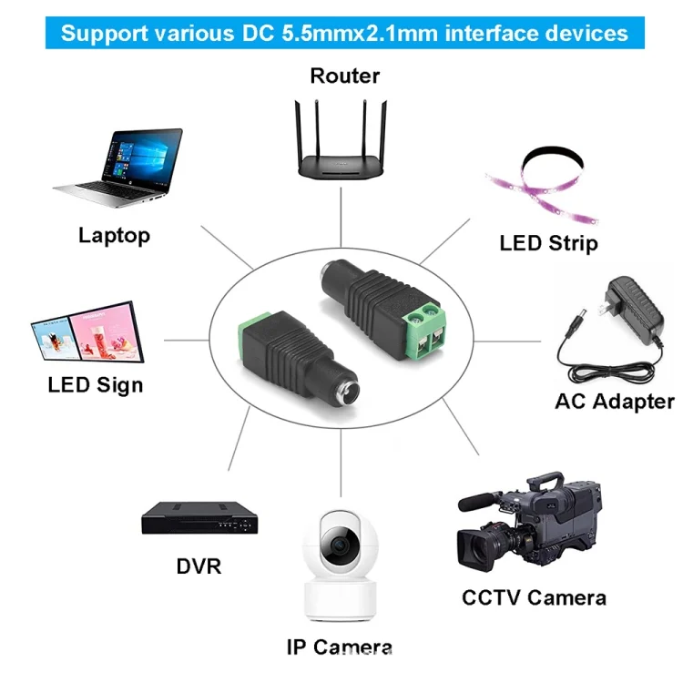 S-PC-1037_4.webp 10 PCS CCTV DC Power Female Jack Connector - Image 5
