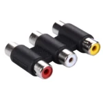 Audio + Video Female to Female Connector(Black) - Image 3