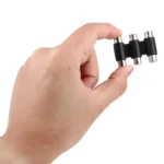 Audio + Video Female to Female Connector(Black) - Image 5
