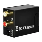 Digital Optical Coaxial Toslink to Analog RCA Audio Converter(Black) - Image 2