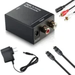 Digital Optical Coaxial Toslink to Analog RCA Audio Converter(Black) - Image 3