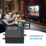Digital Optical Coaxial Toslink to Analog RCA Audio Converter(Black) - Image 7