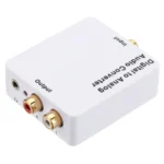 Digital to Analog Audio Converter / Mini Audio Decoder, Size: 72 x 55 x 20mm(White) - Image 3