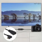 17cm 90 Degree Micro HDMI Right-toward Male to HDMI Female Cable Adapter(Black) - Image 7