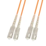 SC-SC Dual-Core Multi Mode Fiber Optic Jumper - Image 2