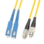 SC-FC Dual-Core Single Mode Fiber Optic Jumper,Length: 3m - Image 2