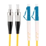 LC-FC Dual-Core Single Mode Fiber Optic Jumper,Length: 3m - Image 2