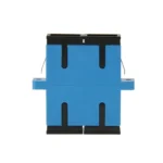 SC-SC Multimode Duplex Fiber Flange / Connector / Adapter / Lotus Root Device(Blue) - Image 3