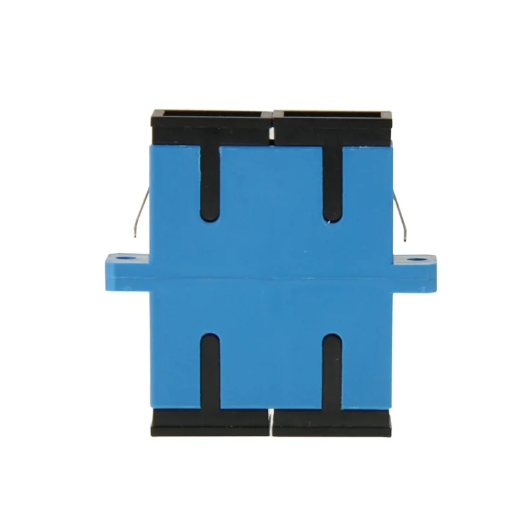 S-PC-1423_2.webp SC-SC Multimode Duplex Fiber Flange / Connector / Adapter / Lotus Root Device(Blue) - Image 3