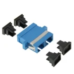 SC-SC Multimode Duplex Fiber Flange / Connector / Adapter / Lotus Root Device(Blue) - Image 6