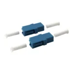5pcs LC-LC Single-Mode Simplex Fiber Flange / Connector / Adapter / Lotus Root Device(Blue) - Image 3