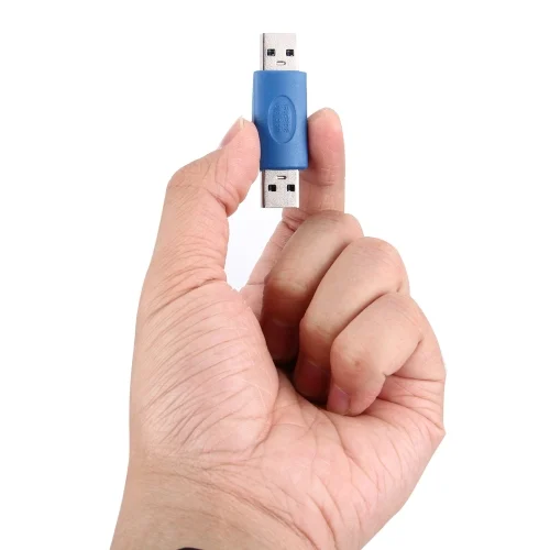 S-PC-1503_4.webp USB 3.0 AM to AM Adapter(Blue) - Image 5