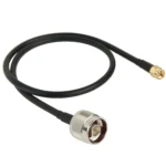 N Male to RP-SMA Converter Cable, Length: 50cm(Black) - Image 2