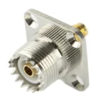 SMA Female to UHF Adapter(Silver) - Image 2
