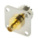 SMA Female to UHF Adapter(Silver) - Image 3