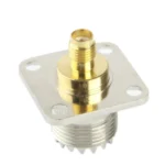 SMA Female to UHF Adapter(Silver) - Image 4