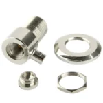 UHF Female Elbow Adapter Connected RG58 RG142 LMR195 Cable(Silver) - Image 5