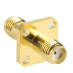 Coaxial SMA Female to SMA Female Adapter(Gold)
