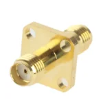 Coaxial SMA Female to SMA Female Adapter(Gold) - Image 3