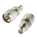 Coaxial SMA Female to Mini UHF Male Adapter(Silver)