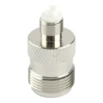 Coaxial RF FME Female to N Female Adaptor(Silver) - Image 4
