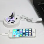 High Speed 8 Ports USB 2.0 Portable Round Hub, Length: 60cmRound Circular 8 Ports USB 2.0 Hub Multi-port Splitter Expansion Adapter for Laptop Notebook PC, Support 1TB Mobile HDD - Image 6