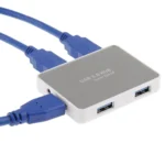 CR-H302 Mirror Surface 4 Ports USB 3.0 Super Speed 5Gbps HUB + 60cm USB 3.0 Transmission Cable - Image 3